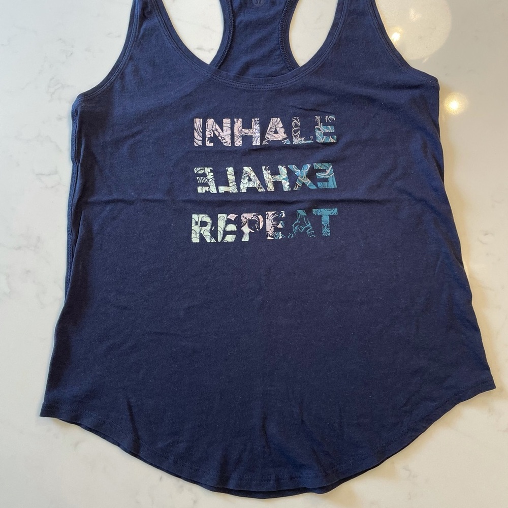 Lululemon Yoga ‘Inhale Exhale Repeat’ Tank size 4